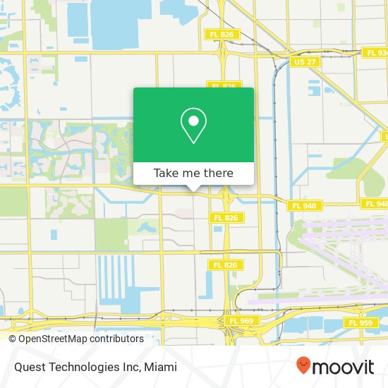 Mapa de Quest Technologies Inc