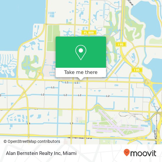 Alan Bernstein Realty Inc map