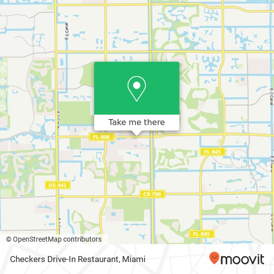 Checkers Drive-In Restaurant map