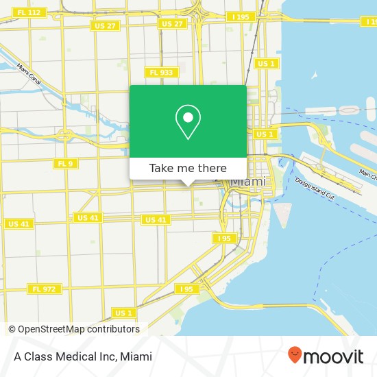 A Class Medical Inc map