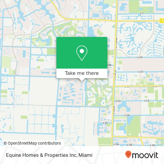 Equine Homes & Properties Inc map