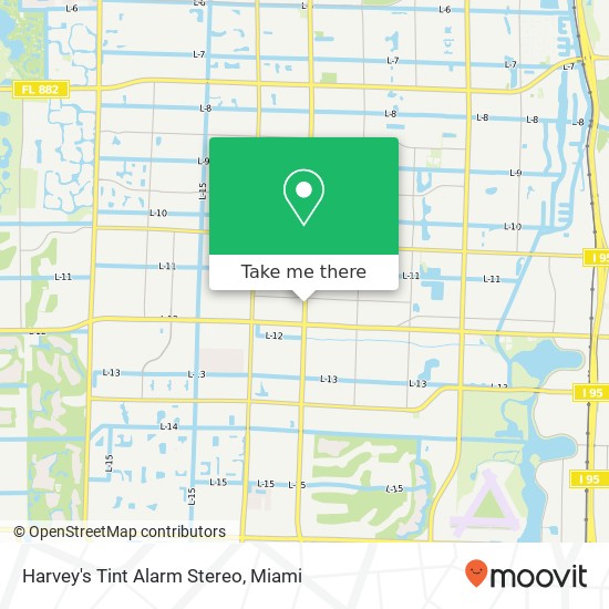 Mapa de Harvey's Tint Alarm Stereo