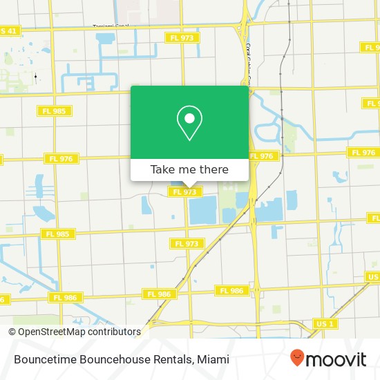 Mapa de Bouncetime Bouncehouse Rentals