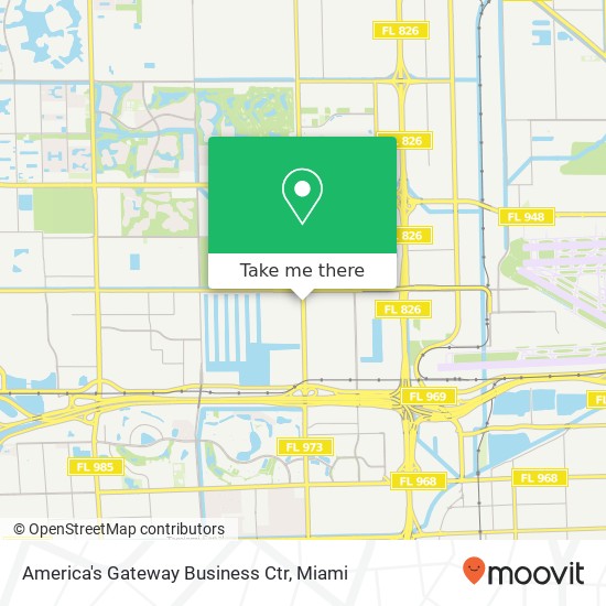 Mapa de America's Gateway Business Ctr