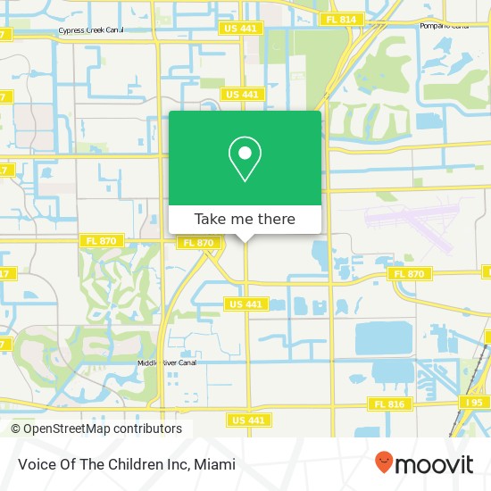 Voice Of The Children Inc map