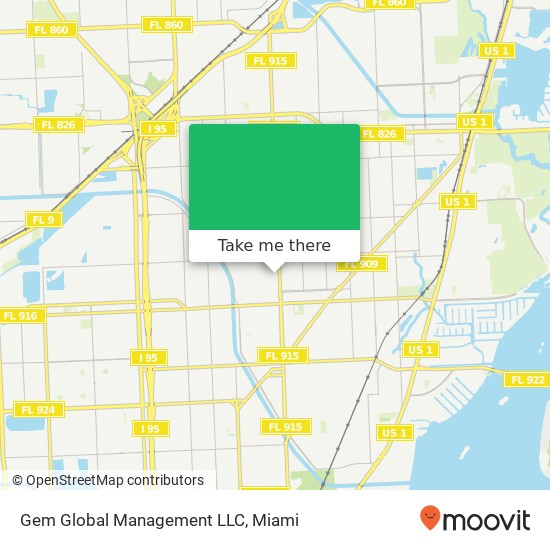 Mapa de Gem Global Management LLC