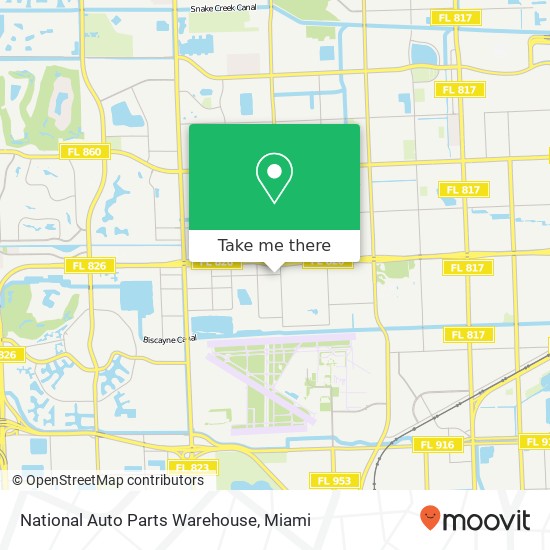 National Auto Parts Warehouse map