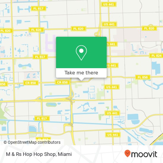 M & Rs Hop Hop Shop map