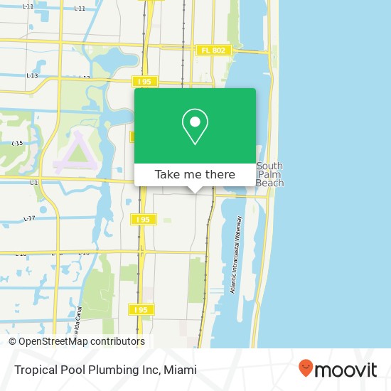 Tropical Pool Plumbing Inc map