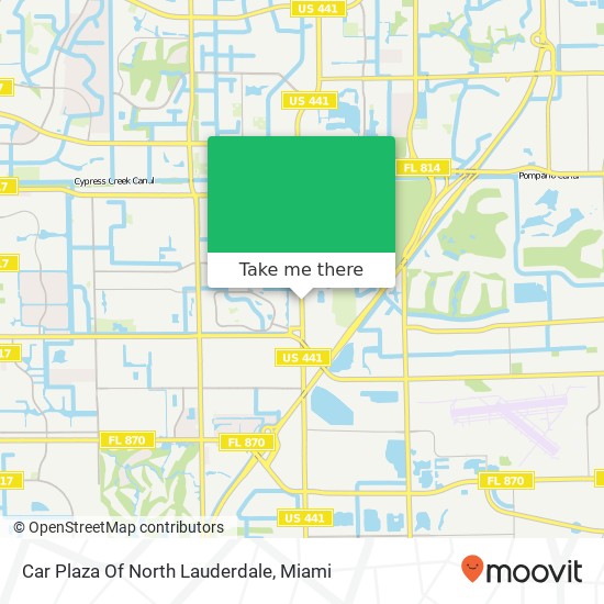 Car Plaza Of North Lauderdale map