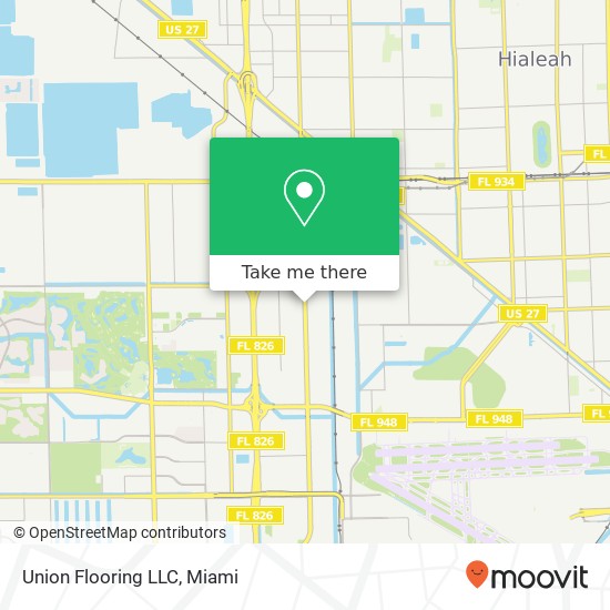 Mapa de Union Flooring LLC