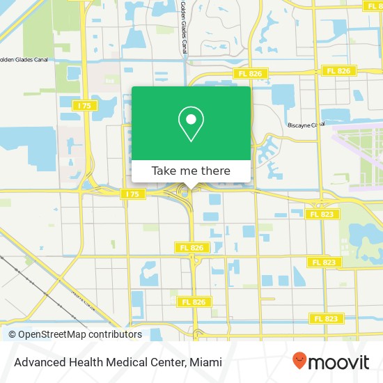 Mapa de Advanced Health Medical Center