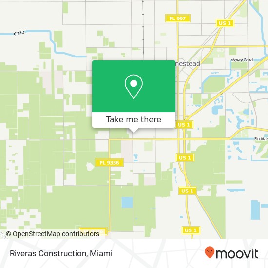 Riveras Construction map