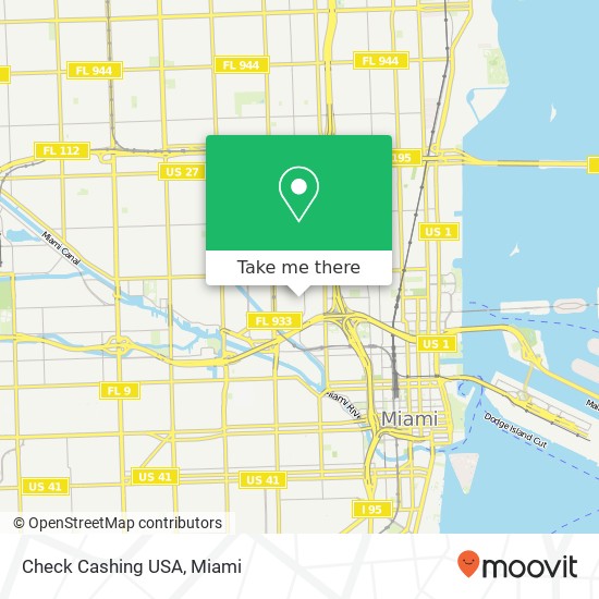 Check Cashing USA map