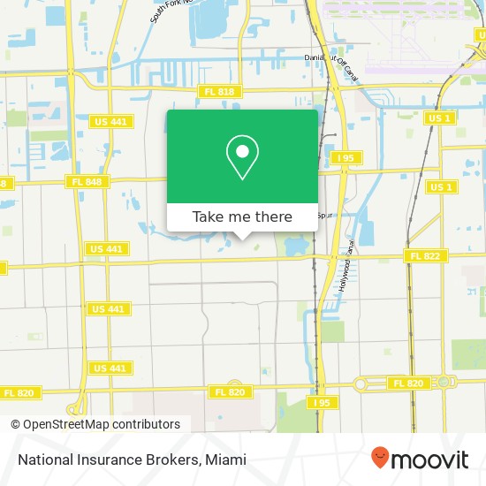 National Insurance Brokers map