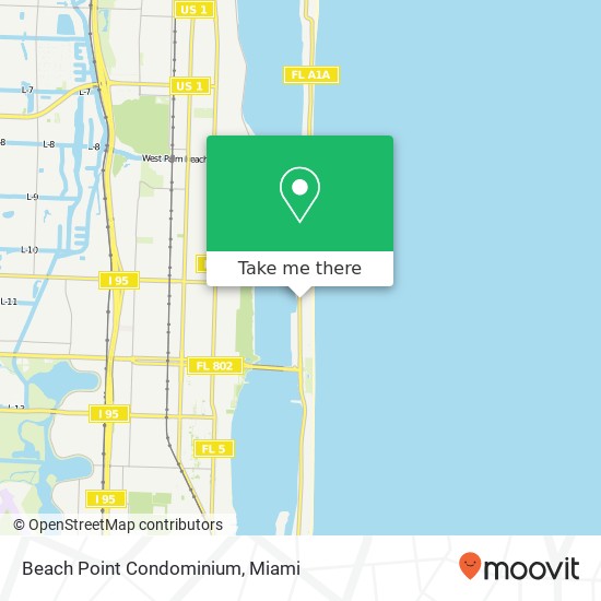 Beach Point Condominium map