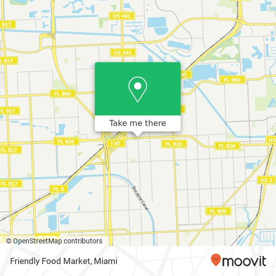 Friendly Food Market map