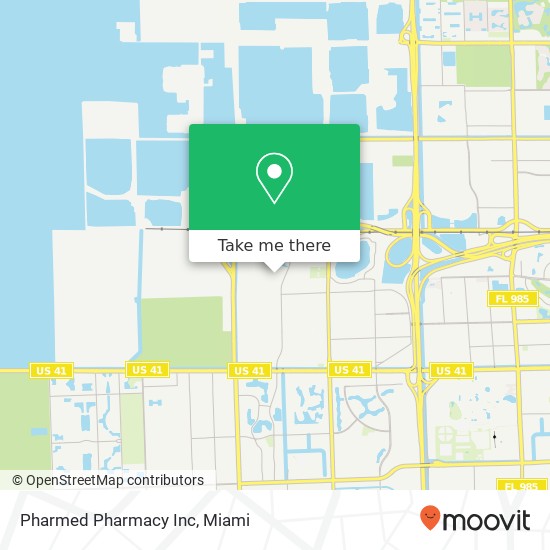 Pharmed Pharmacy Inc map