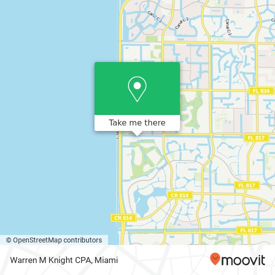 Warren M Knight CPA map