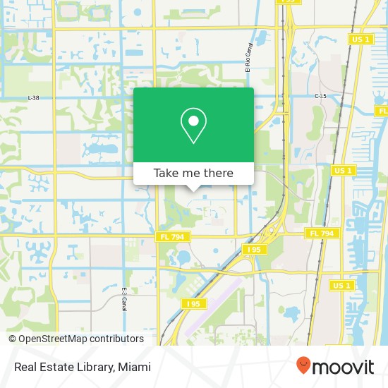 Mapa de Real Estate Library