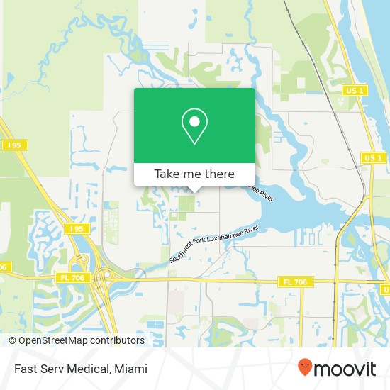 Mapa de Fast Serv Medical