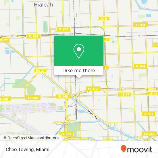 Cheo Towing map