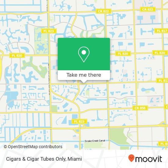 Cigars & Cigar Tubes Only map