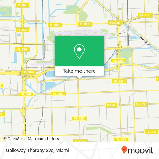 Mapa de Galloway Therapy Svc