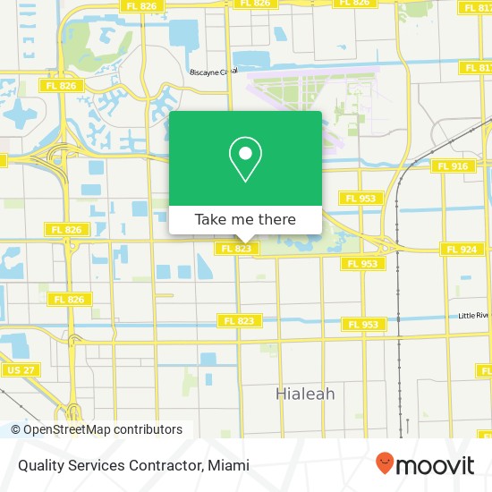 Quality Services Contractor map