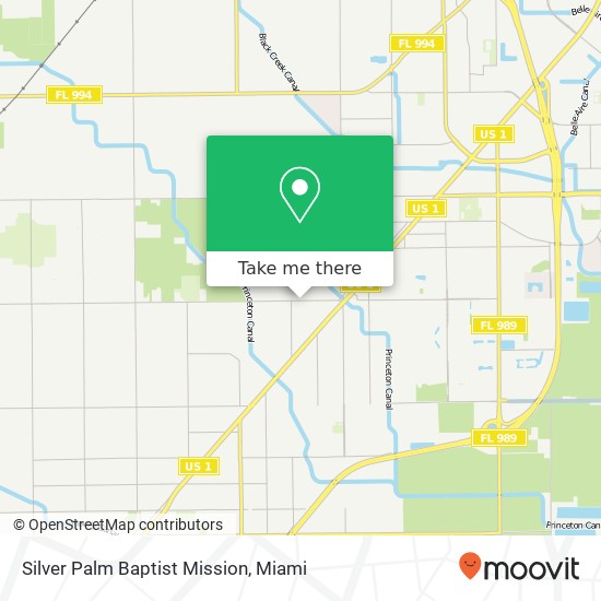 Silver Palm Baptist Mission map