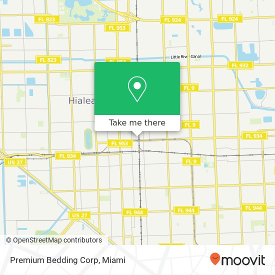 Mapa de Premium Bedding Corp