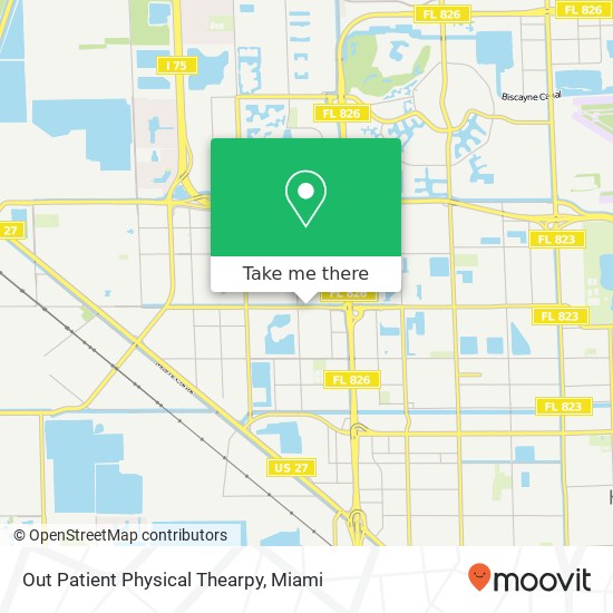 Out Patient Physical Thearpy map