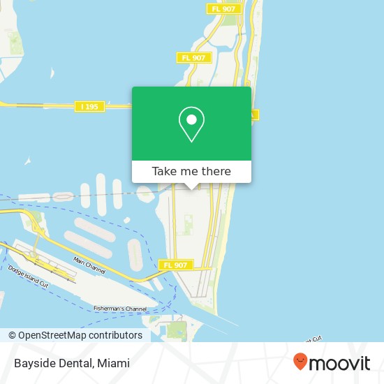 Mapa de Bayside Dental