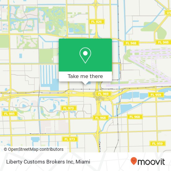 Liberty Customs Brokers Inc map