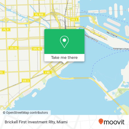 Brickell First Investment Rlty map