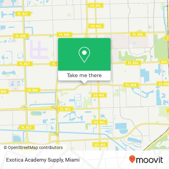 Mapa de Exotica Academy Supply