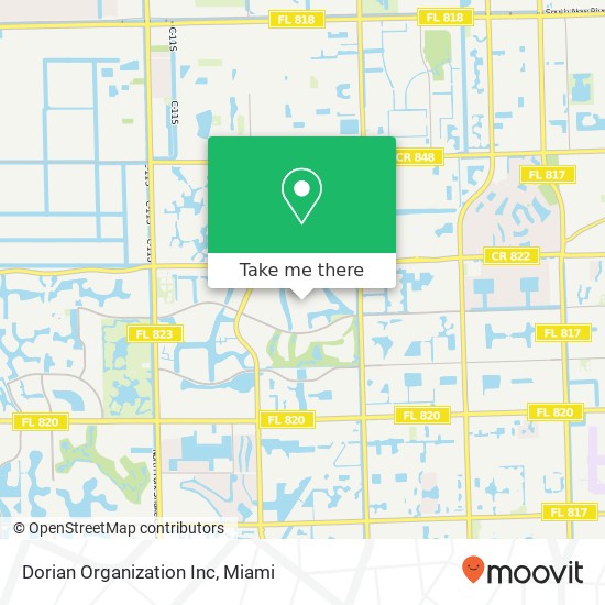 Mapa de Dorian Organization Inc