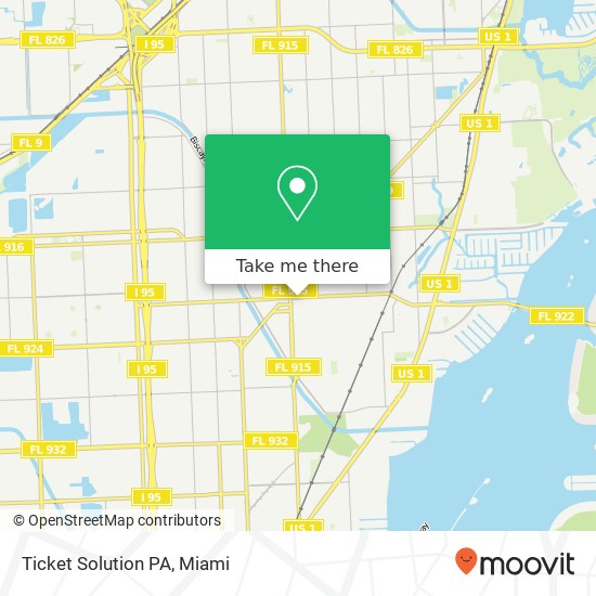 Mapa de Ticket Solution PA