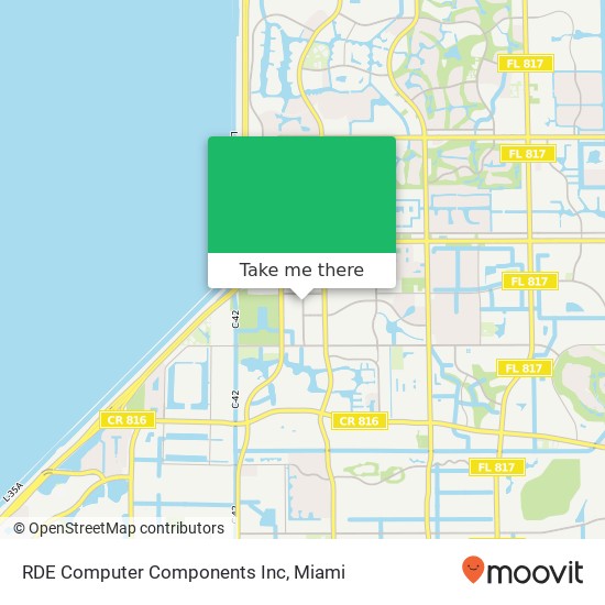 RDE Computer Components Inc map