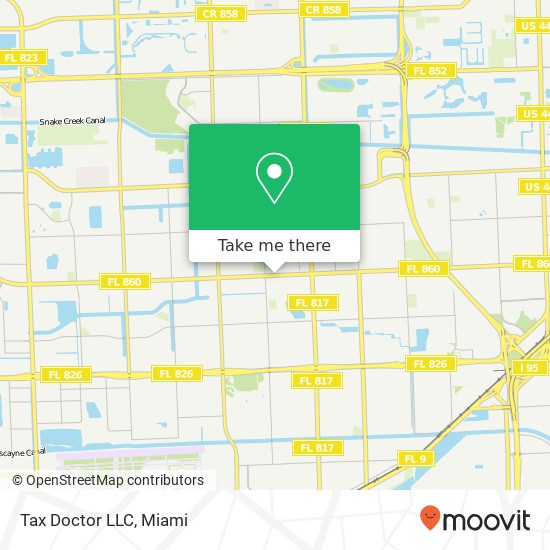 Mapa de Tax Doctor LLC