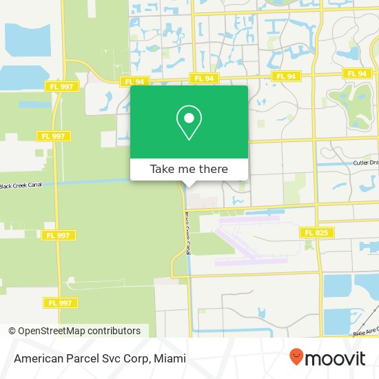 American Parcel Svc Corp map