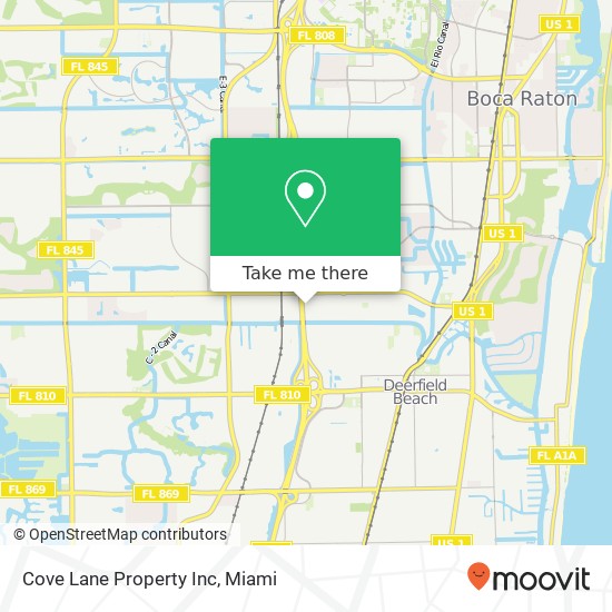 Cove Lane Property Inc map