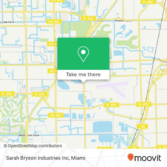 Mapa de Sarah Bryson Industries Inc