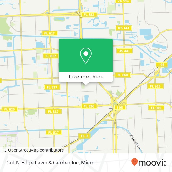 Mapa de Cut-N-Edge Lawn & Garden Inc