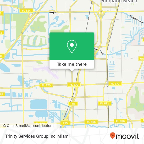 Trinity Services Group Inc map