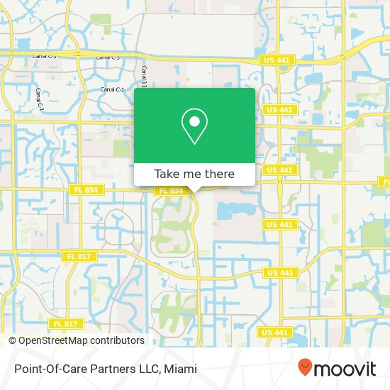 Point-Of-Care Partners LLC map