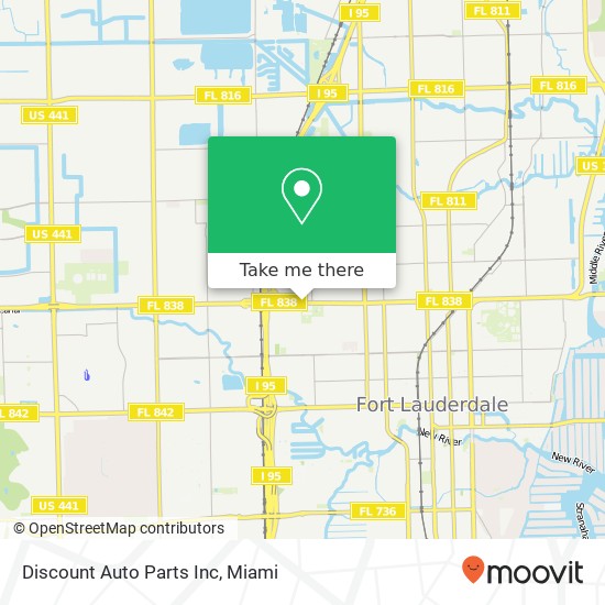 Discount Auto Parts Inc map