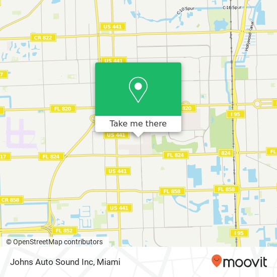 Mapa de Johns Auto Sound Inc