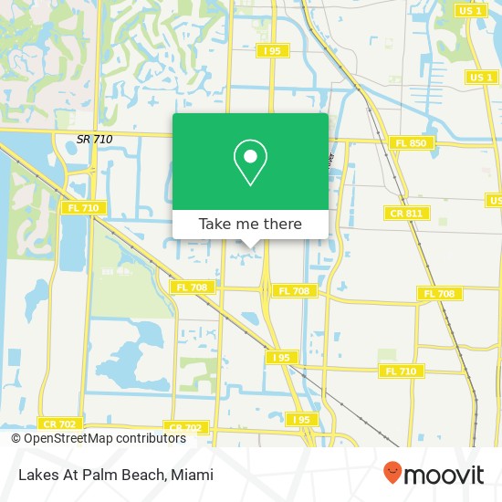 Mapa de Lakes At Palm Beach