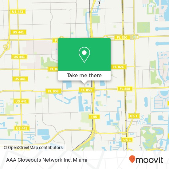 Mapa de AAA Closeouts Network Inc